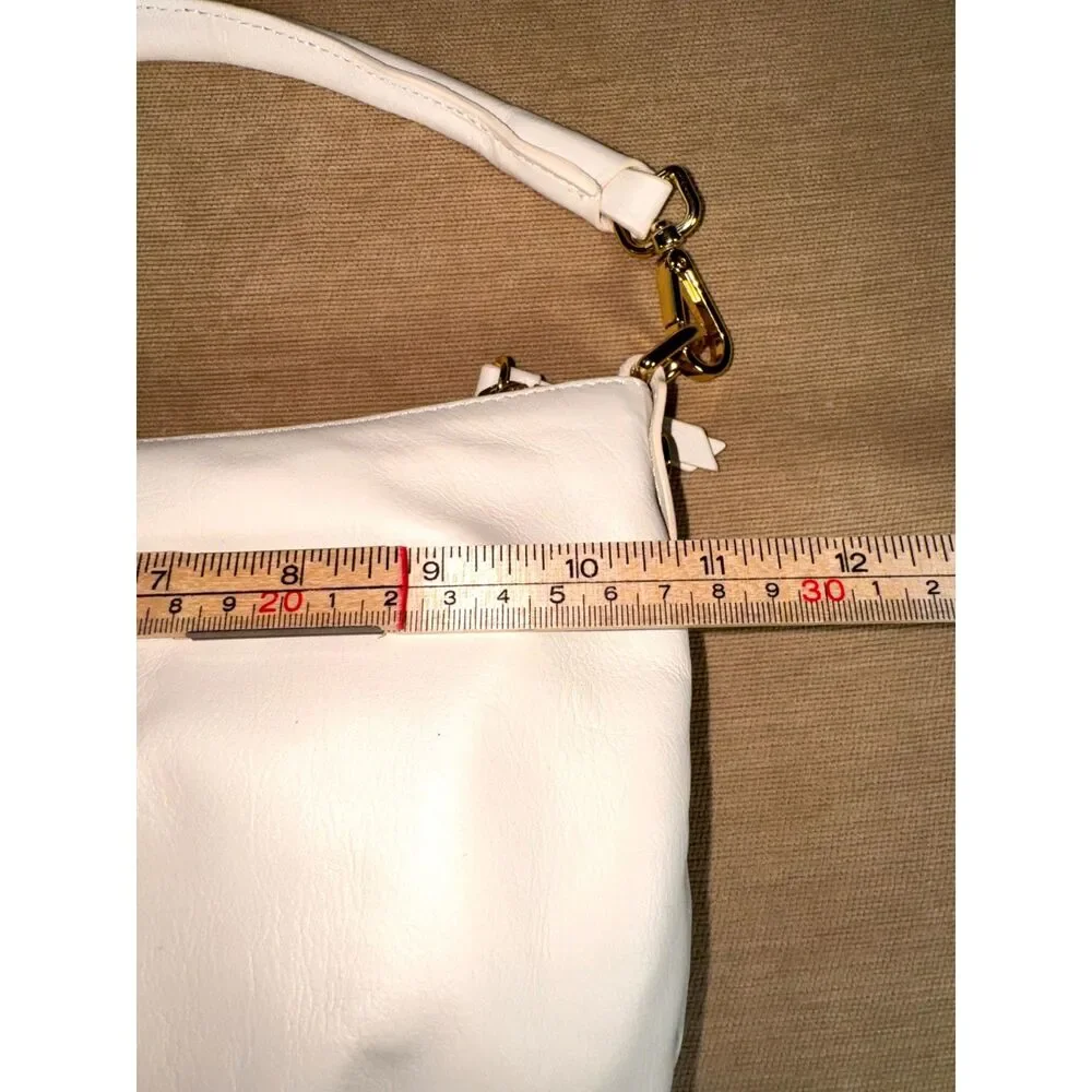 Mark and Graham Leather purse with two handles, Shoulder and Crossbody style